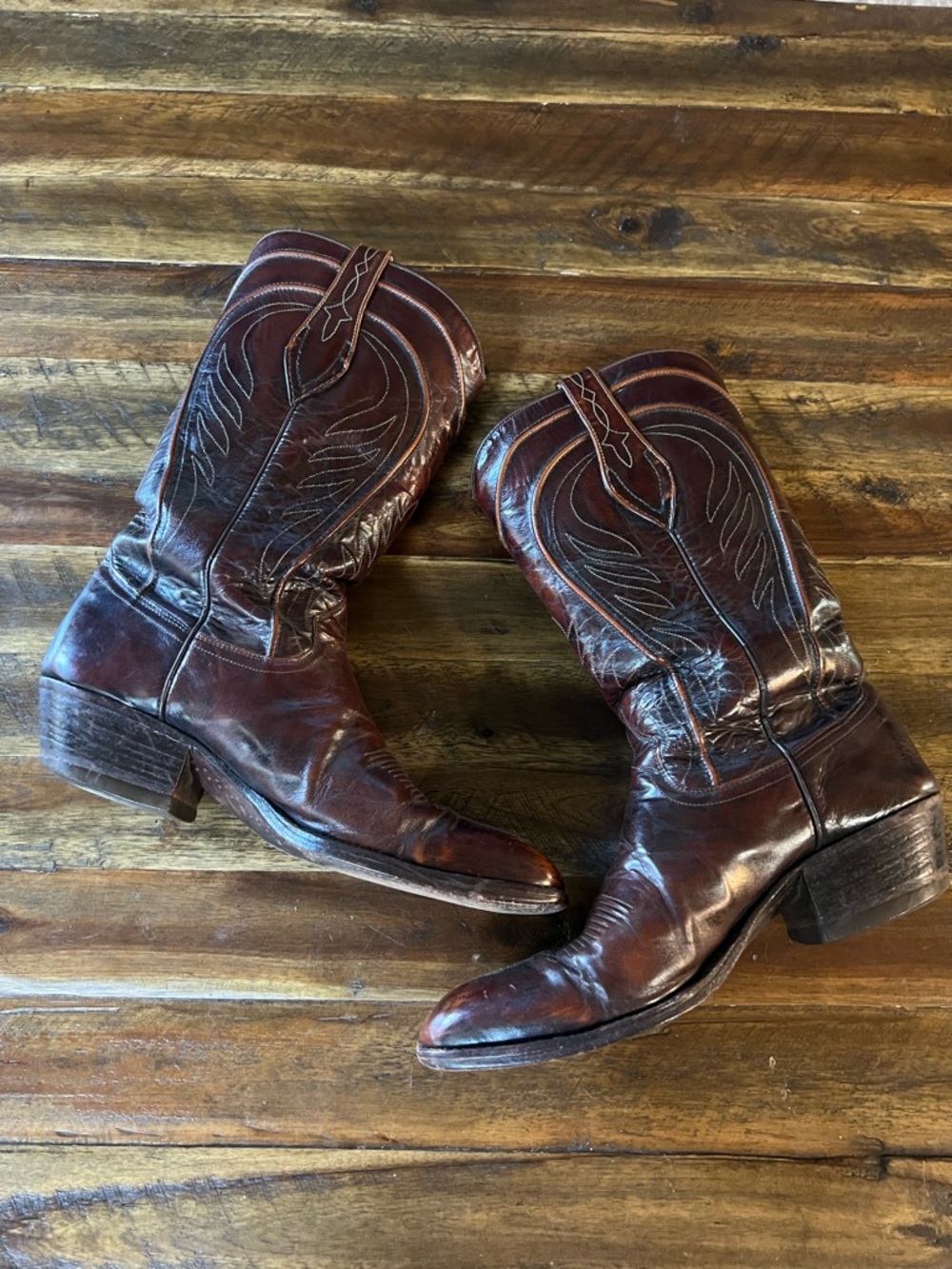 Vintage Dan Post Milwaukee Western boots